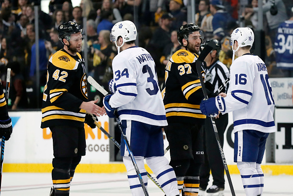 Bruins vs Leafs